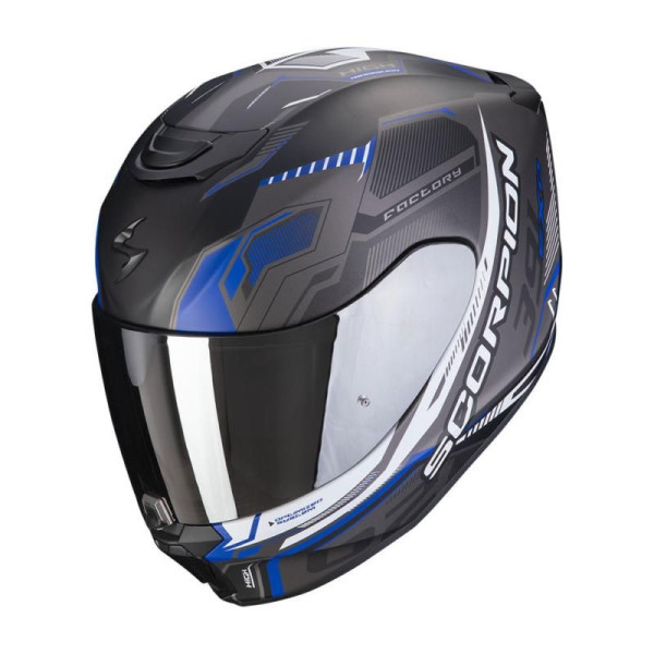 Scorpion Helmets Exo 391 haut bk/sil/blu xs